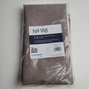NEW No. 918 Emily Sheer Voile Rod Curtain Panel. 'Taupe' 59x84 #BT2